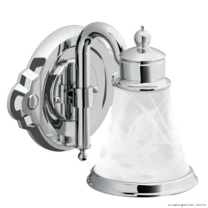 Moen Waterhill Chrome 1-Globe Wall Sconce Light YB9861CH for Modern Decor