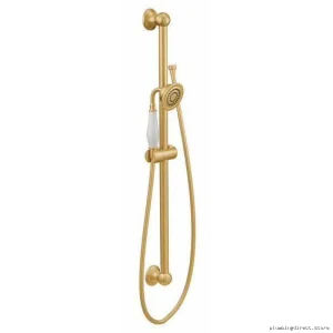 Moen Weymouth Eco Water-Saving Brushed Gold Hand Shower