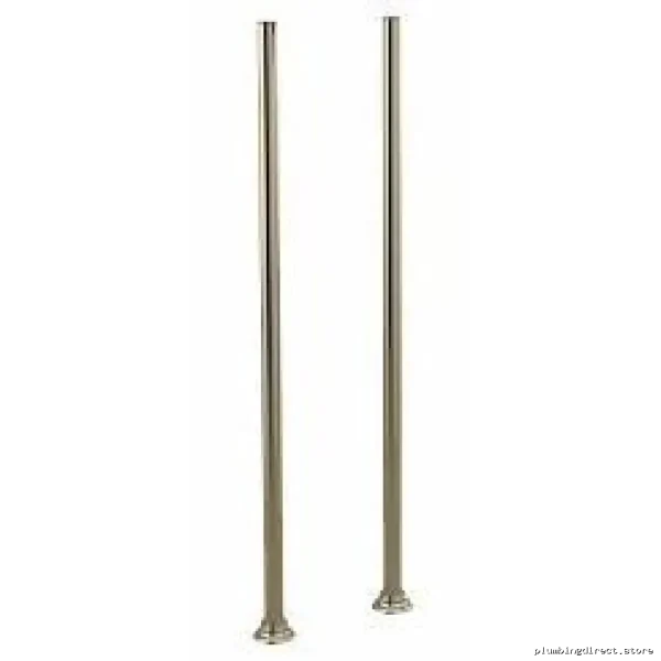 Install Moen Weymouth Floor Mount Risers - Polished Nickel Finish, Easy Install Stainless Steel Construction TS25105NL