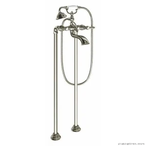 MoEn Weymouth PolishNickel FreeStandingBathtubFaucetCode