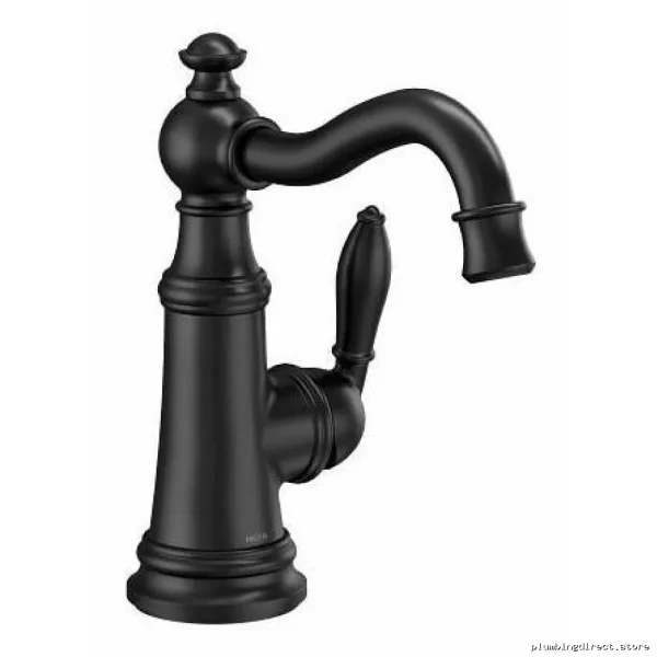 Moen Weymouth Matte Black Bar Sink Faucet – Modern Durable Design