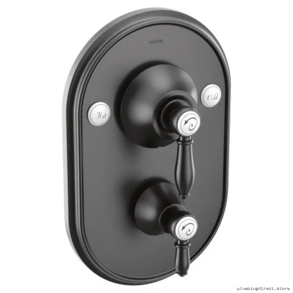 Moen Weymouth Matte Black Posi Temp Valve Trim w/BuiltIn Divertor TS32