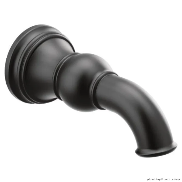 Moen Weymouth Tub Spout Less Diverging Design - Matte Black S12105BL