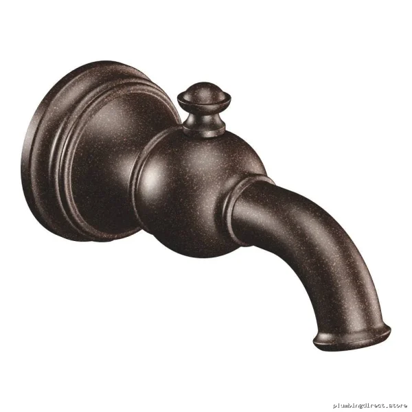 Moen Weymouth Oil-Rubbed Bronze Tub Spout with Diverter Faucet for Bathtub