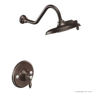 Moen Weymouth Oil Rubbed Bronze Shower Trim - Eco-Friendly Posi-Temp Control
