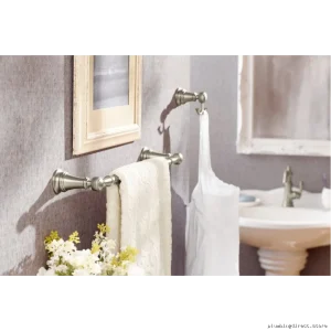 Moen Weymouth Polished Nickel 18-Inch Towel Bar