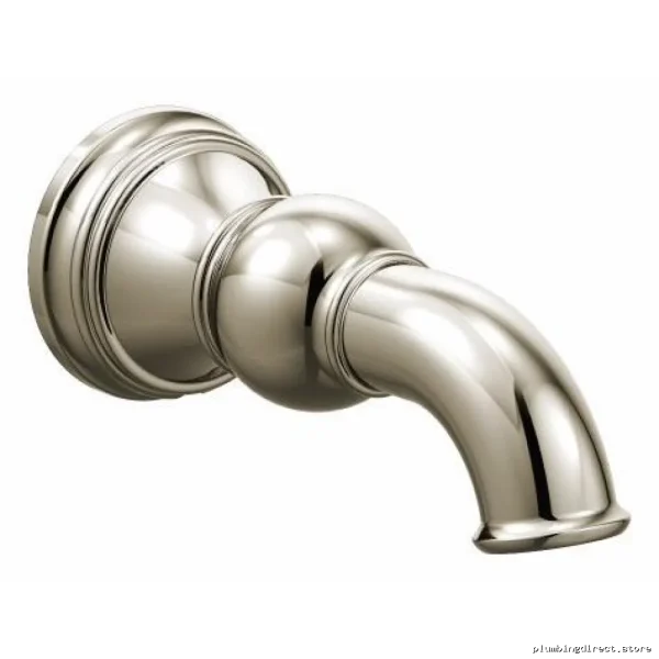 Moen Weymouth Polished Nickel Tub Spout No Diverter S12105NL