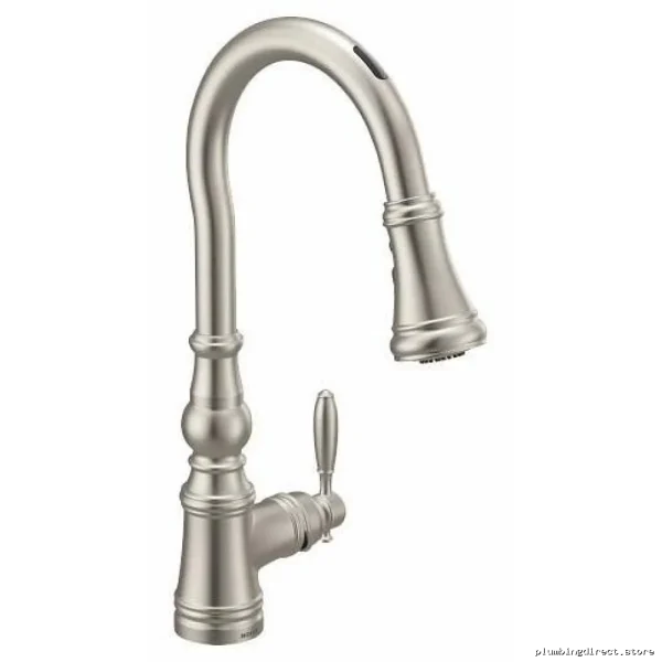 Moen Weymouth Smart Kitchen Faucet - Motion Control Pull-Down Spray, Spot-Resist Stainless Steel