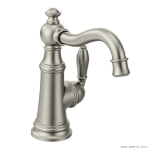 Moen Spot Resist Stainless Steel Weymouth Bar Faucet S62101SRS