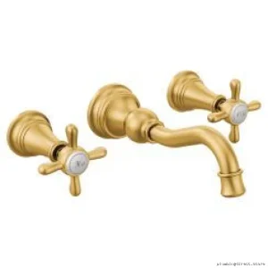 Moen Weymouth Wall Mount Faucet Trim Kit - Brushed Gold TS42112BG
