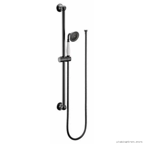 Moen Weymouth Water-Efficient Single-Function Handheld Shower in Matte Black Finish - S12107EPBL