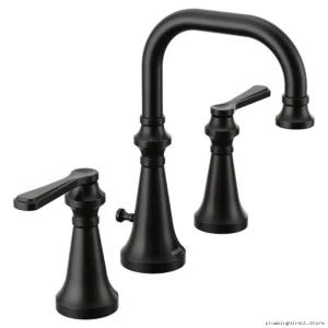 Moen Widespread Bathroom Faucet Trim Matte Black