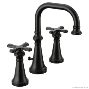 Moen TS44103BL Widespread Faucet Trim Kit by Colinet – Matte Black Modern Design