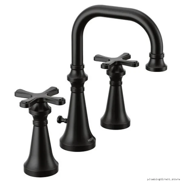Moen TS44103BL Widespread Faucet Trim Kit by Colinet – Matte Black Modern Design
