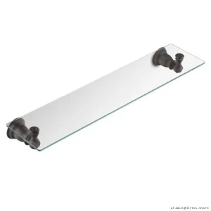 Moen YB5490WR Wrought Iron Glass Shelf - Durable Modern Design by Kingsley