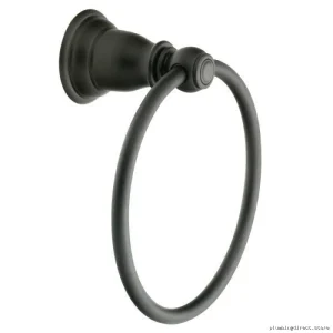 Moen Wrought Iron Towel Ring - Kingsley YB5486WR Bathroom Hardware