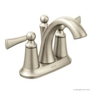 Moen Wynford Bath Faucet - Brushed Nickel Centerset