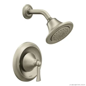 Moen Wynford Brushed Nickel Shower Trim with Posi-Temp Control T4502BN