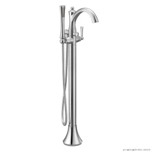 Moen Wynford Floor Mount Tub Filler with Durable Modern Chrome Finish - Model 655