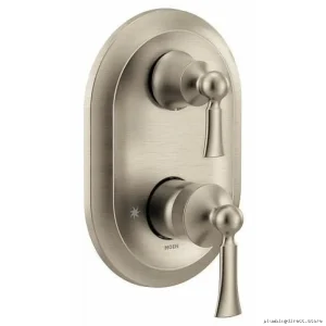 Moen Wynford M-Core 3 Series Brushed Nickel Valve Trim with Built-In Diverter UT5500BN