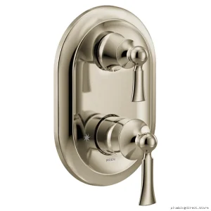 Polished Nickel Shower Valve Trim | Wynford M-Core UT5500NL Moen Faucet Trim