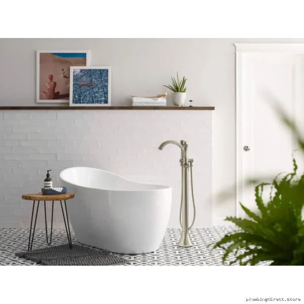 Oil Rubbed Bronze Floor Mount Tub Faucet - Moen Wynford Collection
