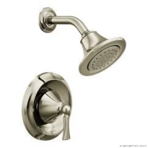 Wynford Posi-Temp Polished Nickel Shower Trim T4502NL - Moen Ready