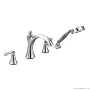Moen Wynford Roman Tub Shower Trim with Handheld Chrome Finish T654