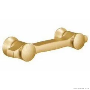 Moen YB0307BG Flara Cabinet Drawer Pull - Modern Brushed Gold Design