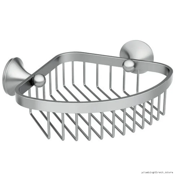 Space-Saving Chrome Corner Shower Basket | Moen YB5275CH Easy Clean