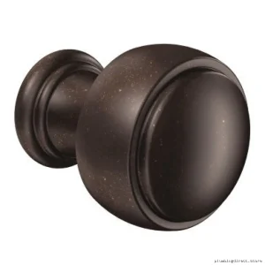 Oil-Rubbed Bronze Weymouth Cabinet Knob - Moen YB8405ORB