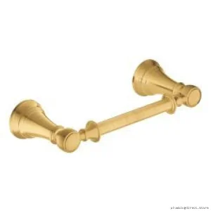 Stylish Moen Pivoting Toilet Paper Holder Brushed Gold YB8408BG