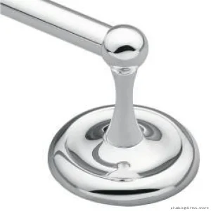 Moen Yorkshire 24-Inch Chrome Towel Bar for Modern Bathroom