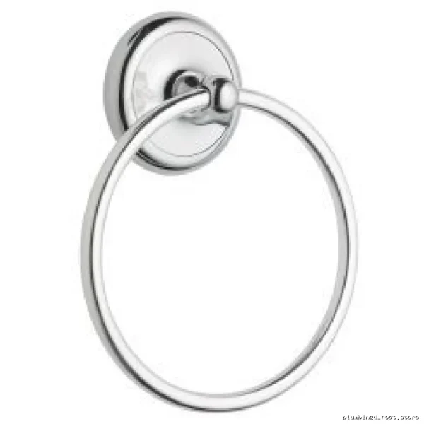 Modern Chrome Towel Ring - Premium Yorkshire Design 5386CH by Moen - Image 2