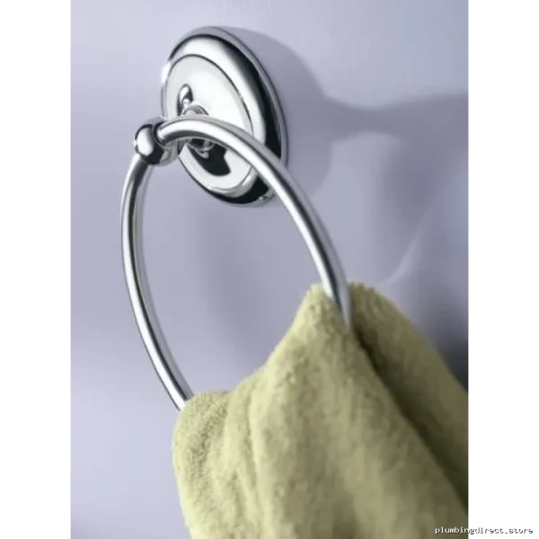 Modern Chrome Towel Ring - Premium Yorkshire Design 5386CH by Moen