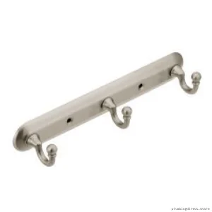 Moen Yorkshire Triple Robe Hook - Brushed Nickel 7603BN
