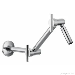 Moen Chrome Adjustable Shower Arm S116 - Extendable Bath Fixture