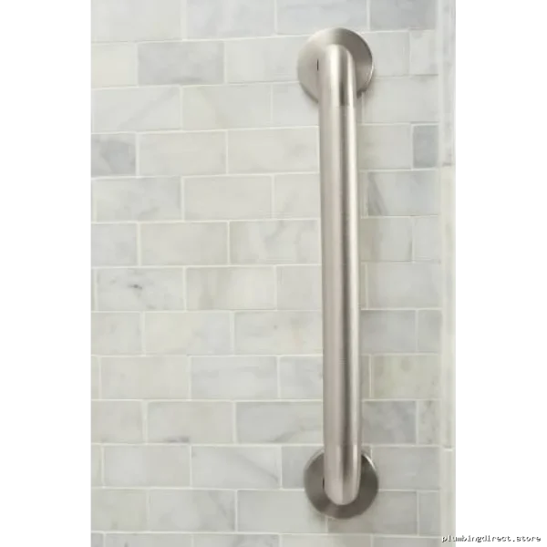 Moen LR8918P Sturdy Non-Slip Grab Bar - Peened Finish for Home Bathroom Safety