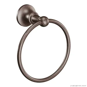 Moens Modern Oil-Rub Bedded Bronzed Bathroom Wllmntd TlrNg