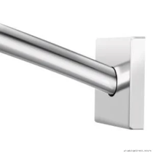 Moen Triva Adjustable Curved Chrome Shower Rod | CSR2168CH