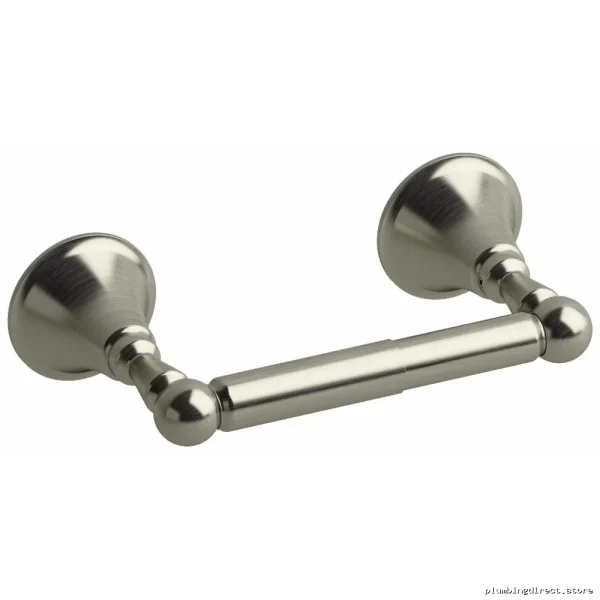 Brushed Nickel Toilet Paper Holder by Momenti - Modern MM3BN Design