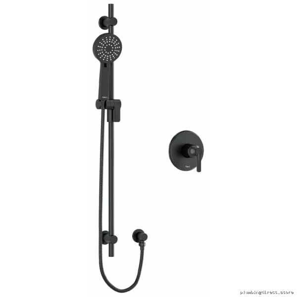 Momenti Pressure Balance Shower Faucet | Sleek Black Design MMRD54JBK-EX