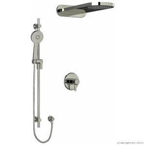 Momenti Smart Thermostatic Shower Faucet with Easy Temp Control in Polished Nickel