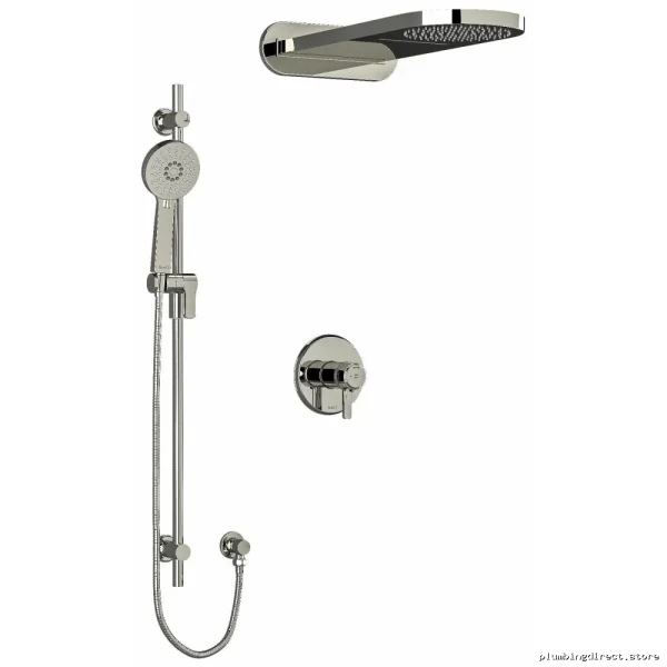 Momenti Smart Thermostatic Shower Faucet with Easy Temp Control in Polished Nickel