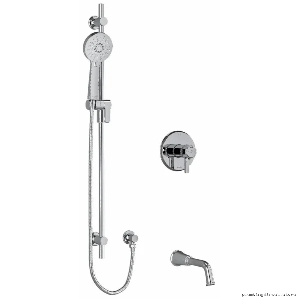 Momenti Thermostatic Shower Faucet with PEX Connection - Chrome Tub & Shower Kit