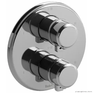 Momenti TMMRD46JC Chrome Thermostatic Valve Trim - 6-Function Design by RIOBEL