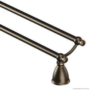 Moven Caldwell Dual-Towel Holder – Modern Design in Warm Bronze #Y...