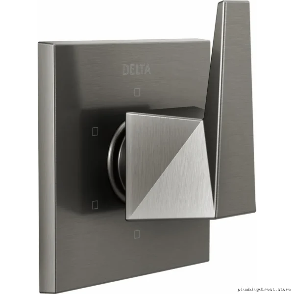 Trillian Multi-Setting Shower Diverter Trim with Black Stainless Finish