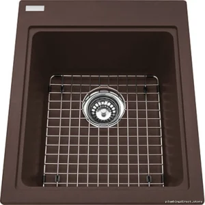 Mythos Premium 1 Bowl Granite Drop-In Sink - Espresso KGSL2017-8ES Kindred