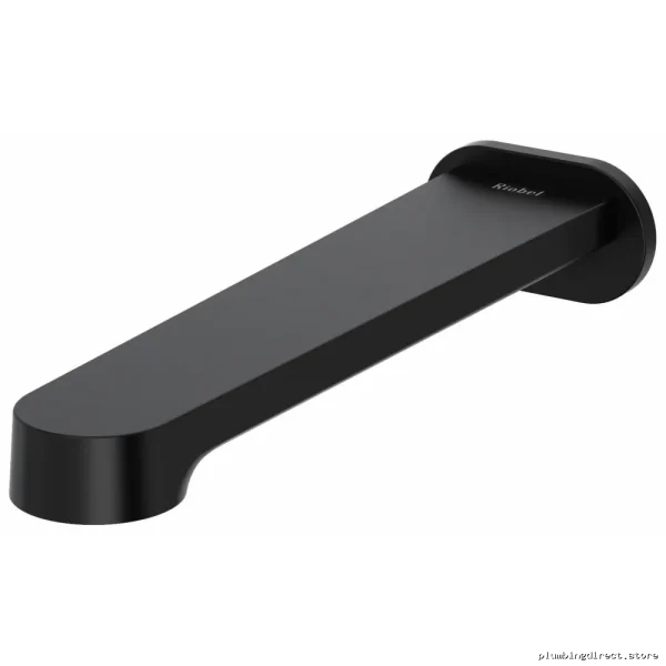 Black Nibi Tub Spout NB80BK - Modern Bathroom Faucet by Riobel